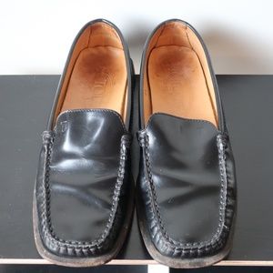 Vintage Tod's Black Loafer Shoes